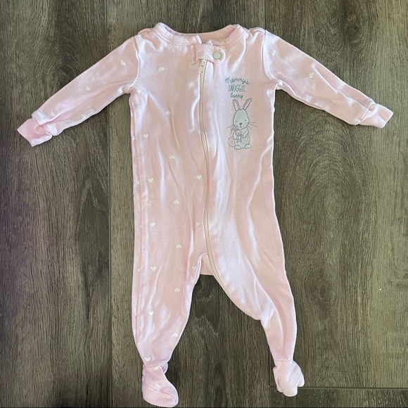 Set of 3 Children’s Place Baby Girl’s Pajamas Sz 3-6M - Picture 5 of 6